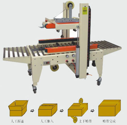 XT-5050A全自動上下傳動封箱機
